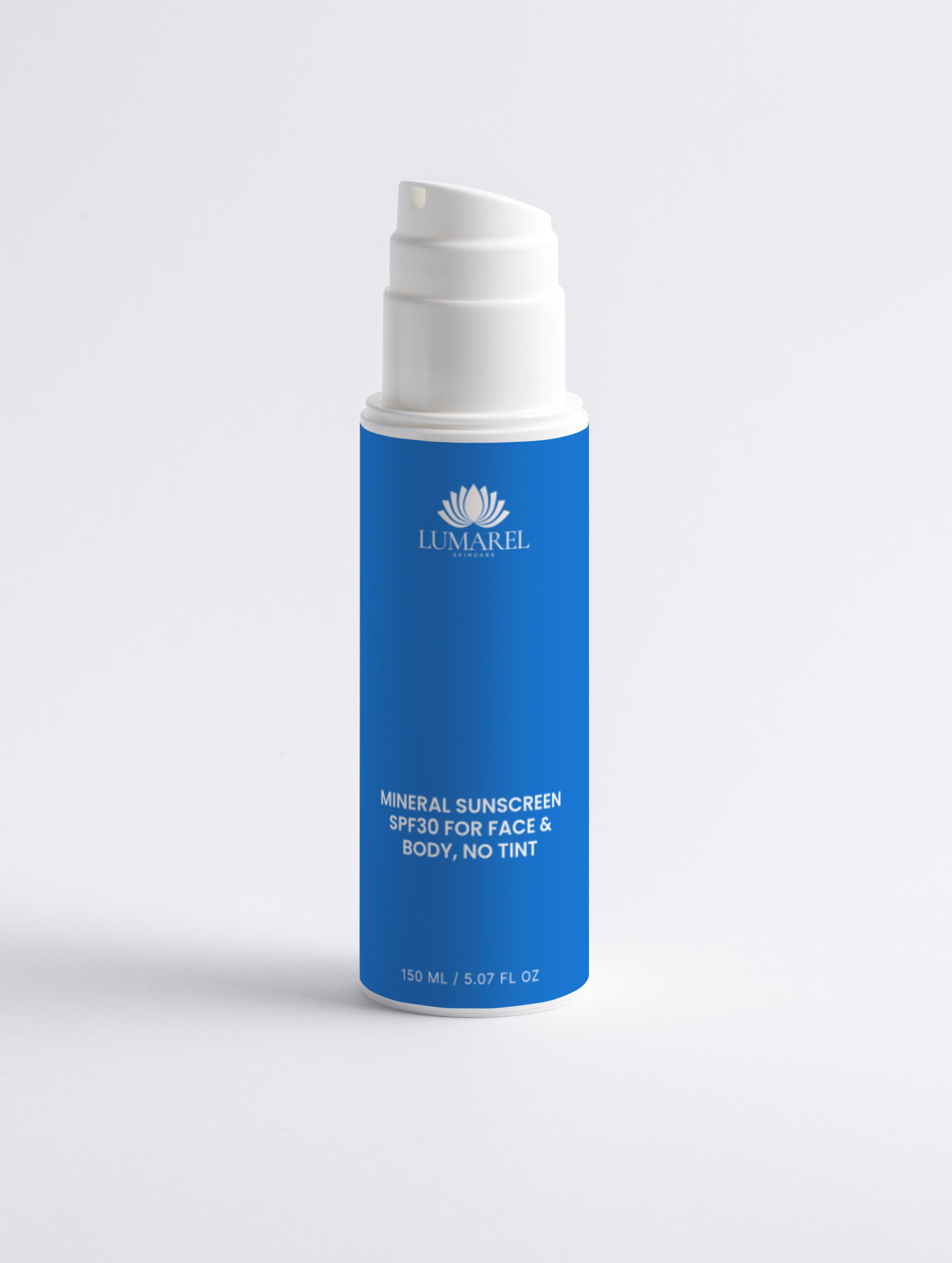 Mineral Sunscreen SPF30 for Face & Body, no tint