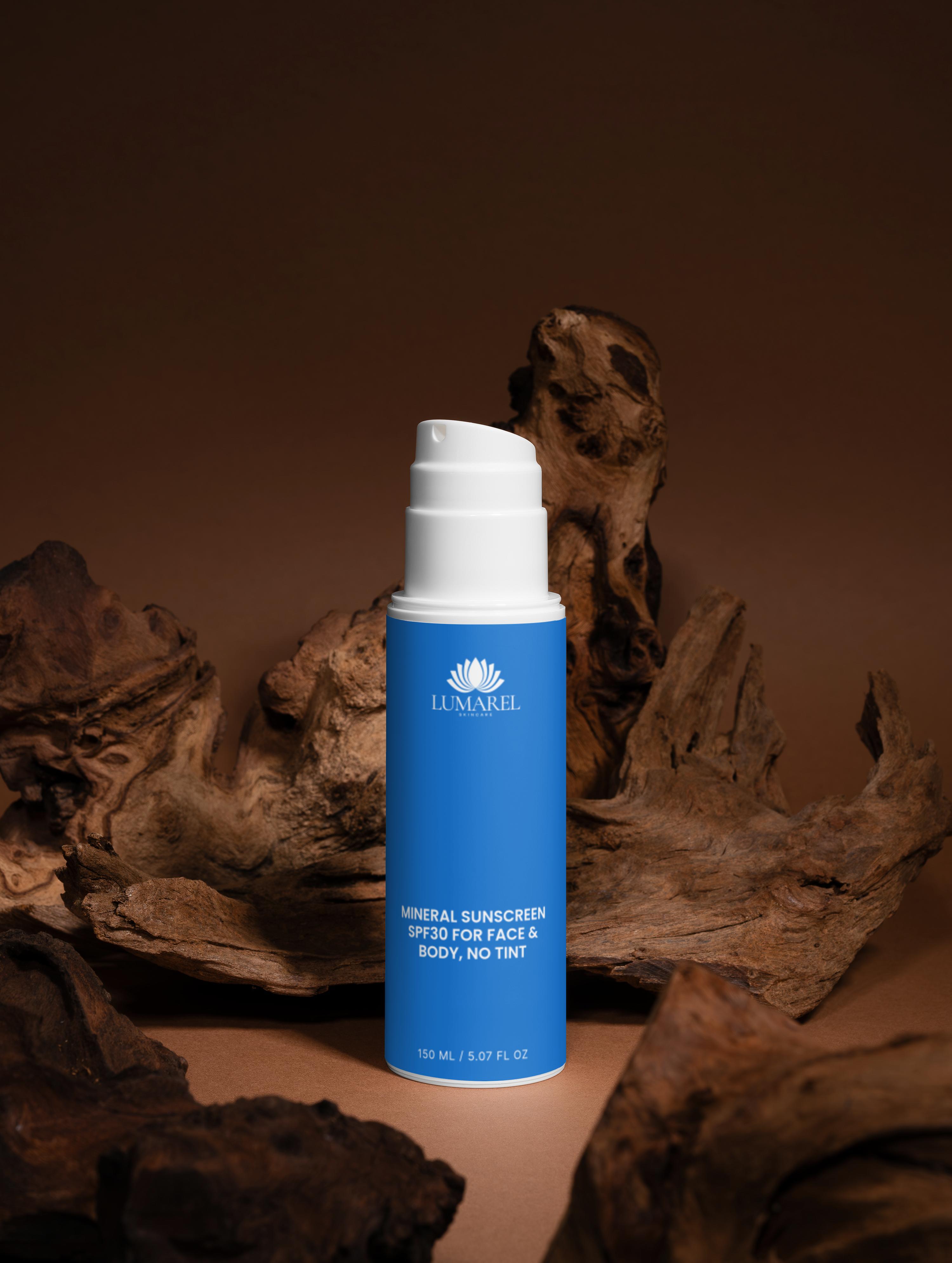 Mineral Sunscreen SPF30 for Face & Body, no tint